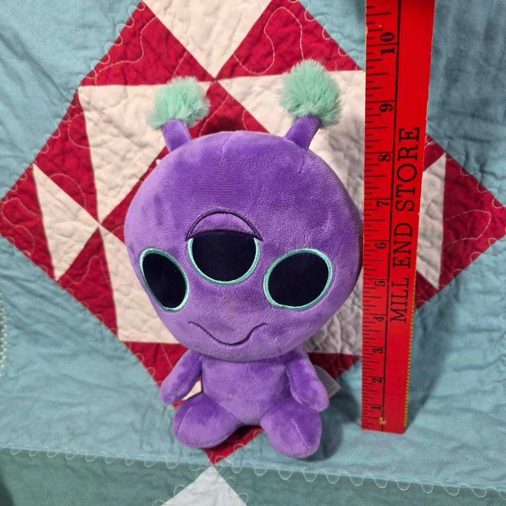 Aurora Purple‎ Three Eyed Alien Plush 8